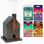 Wood House + 4 Bestseller Cones