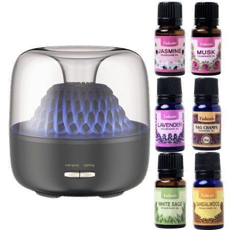 Mountain Diffuser + 6 Bestseller Oils